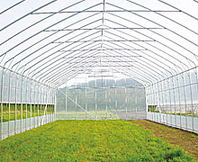穂別町　牧草庫